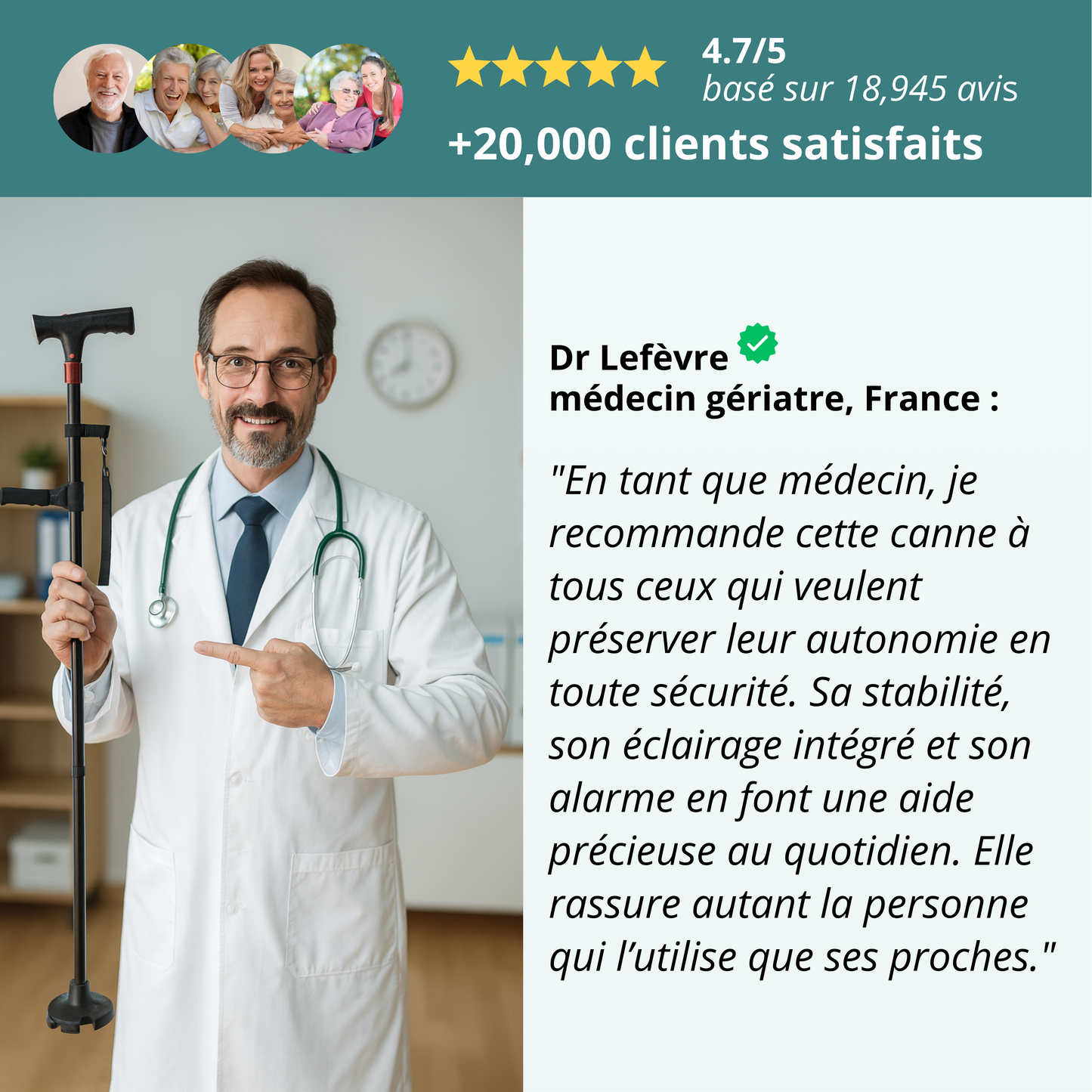 Canne Naxir Légère et Pliable