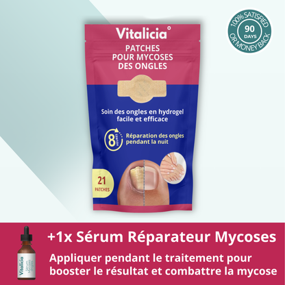 Patchs + Sérum Réparation Mycoses Ongles